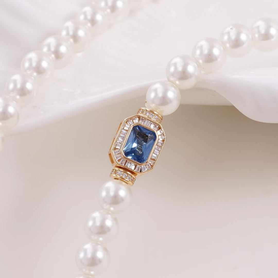 S925 Sterling Silver Necklace  - Silver Bead Clasps For Pearl Necklace recension och pris