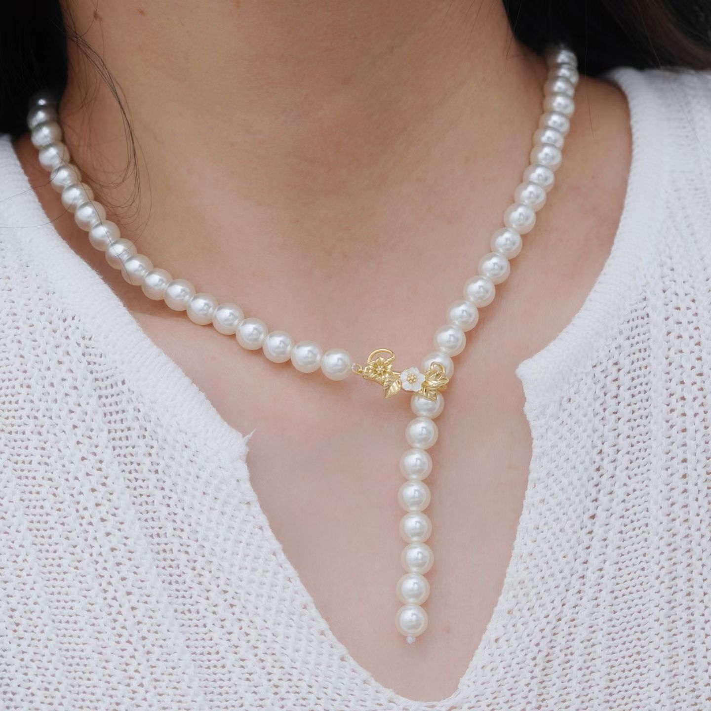Magnetic S925 Sterling Silver  - Silver Bead Clasps For Pearl Necklace recension och pris