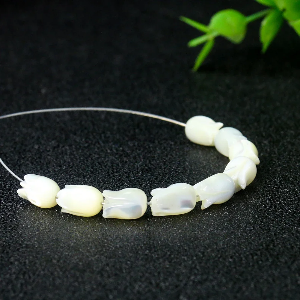 2PCS Natural Shell Beads Carve - Mother Of Pearl Shell Pendant Necklace recension och pris