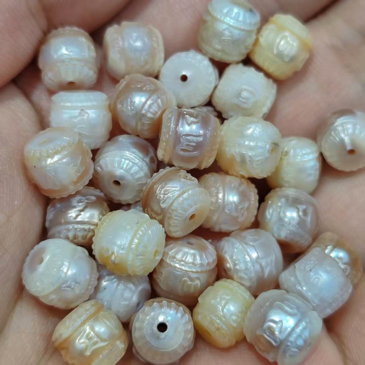 5 pcs Natural cultured pearl c - Freshwater Cultured Pearl Necklace 8-9Mm recension och pris