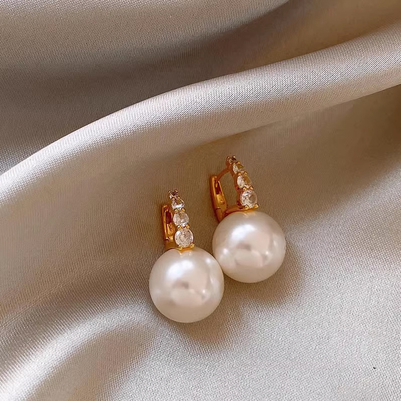 South sea gold pearl AAAA Natu - Akoya Pearl Stud Earrings Sterling Silver recension och pris