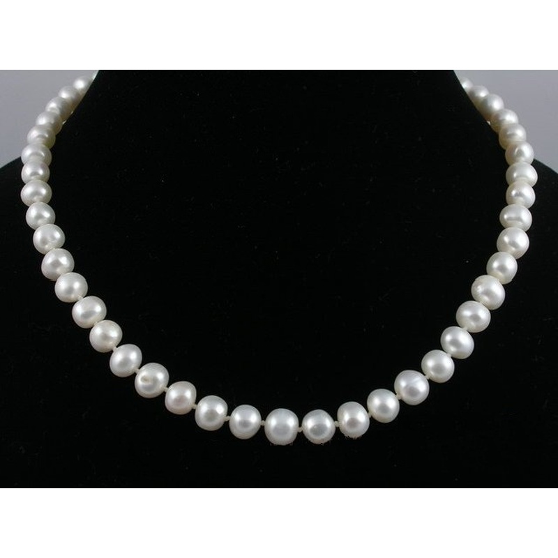 8-9mm Cultured Pearl Necklace  - Freshwater Cultured Pearl Necklace 8-9Mm recension och pris