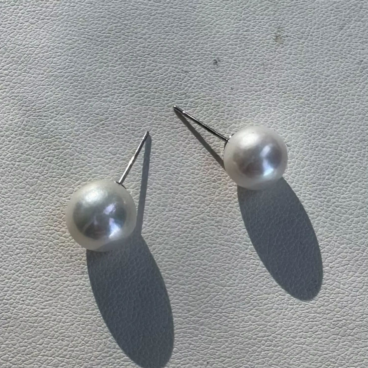 Gorgeous jewelry earrings AAAA - Akoya Pearl Stud Earrings Sterling Silver recension och pris