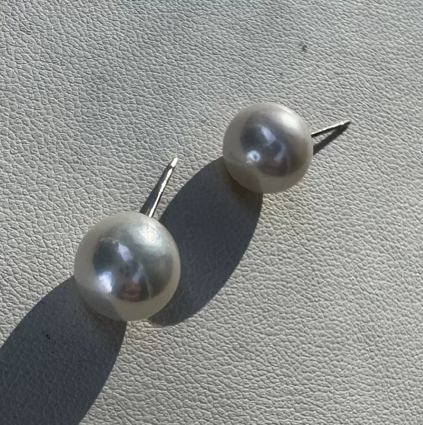 Gorgeous jewelry earrings AAAA - Akoya Pearl Stud Earrings Sterling Silver recension och pris
