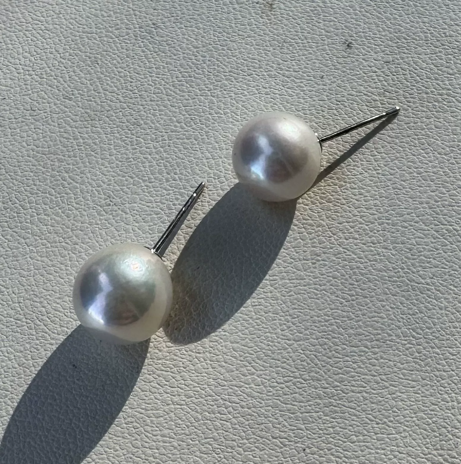 Gorgeous jewelry earrings AAAA - Akoya Pearl Stud Earrings Sterling Silver recension och pris