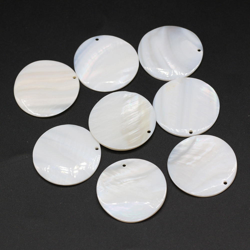 10PC Natural Mother of Pearl S - Mother Of Pearl Shell Pendant Necklace recension och pris