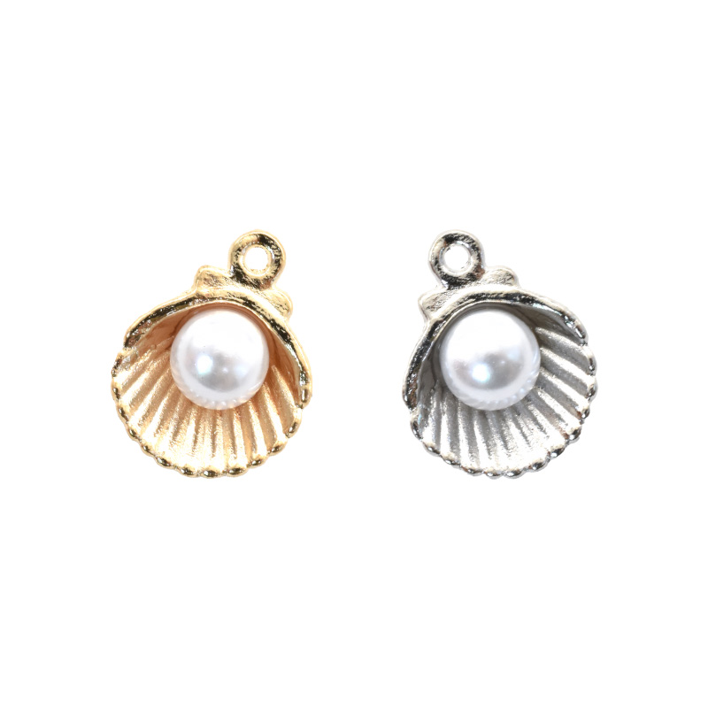 10pcs Mixed Color Fashion Imit - Mother Of Pearl Shell Pendant Necklace recension och pris