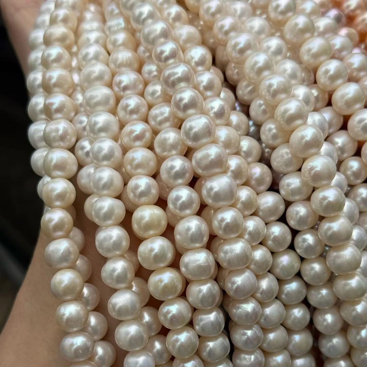 8-9mm AAAA Natural Freshwater  - Freshwater Cultured Pearl Necklace 8-9Mm recension och pris