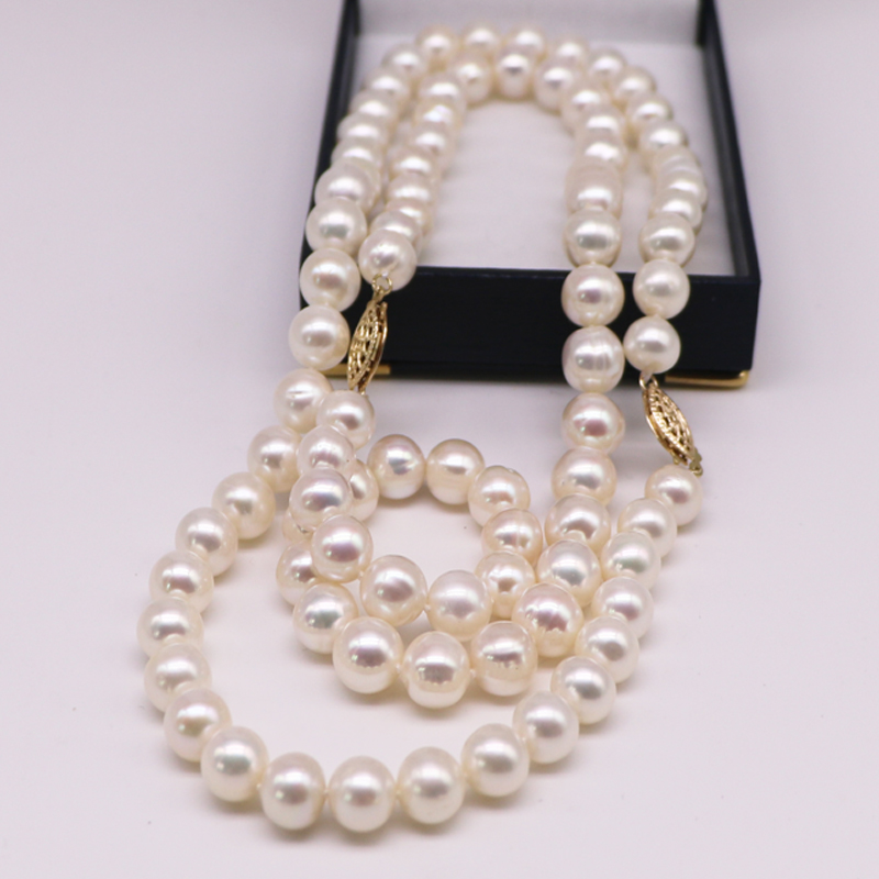 HOOZZ.P 8-9mm White Natural Fr - Freshwater Cultured Pearl Necklace 8-9Mm recension och pris