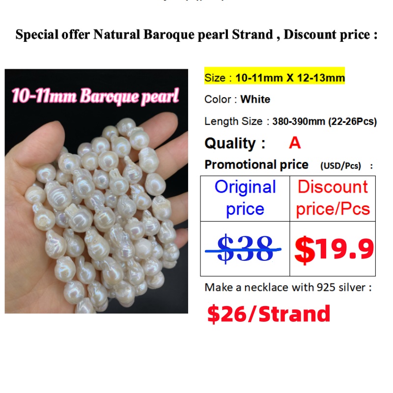 Natural Freshwater Pearl Choke - Silver Bead Clasps For Pearl Necklace recension och pris