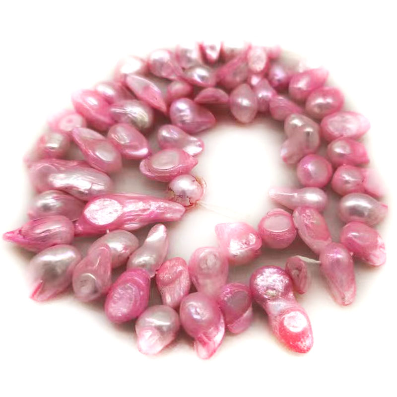 16 inches 11-13mm Red Natural  - Natural Freshwater Pearl Strand Loose Beads recension och pris