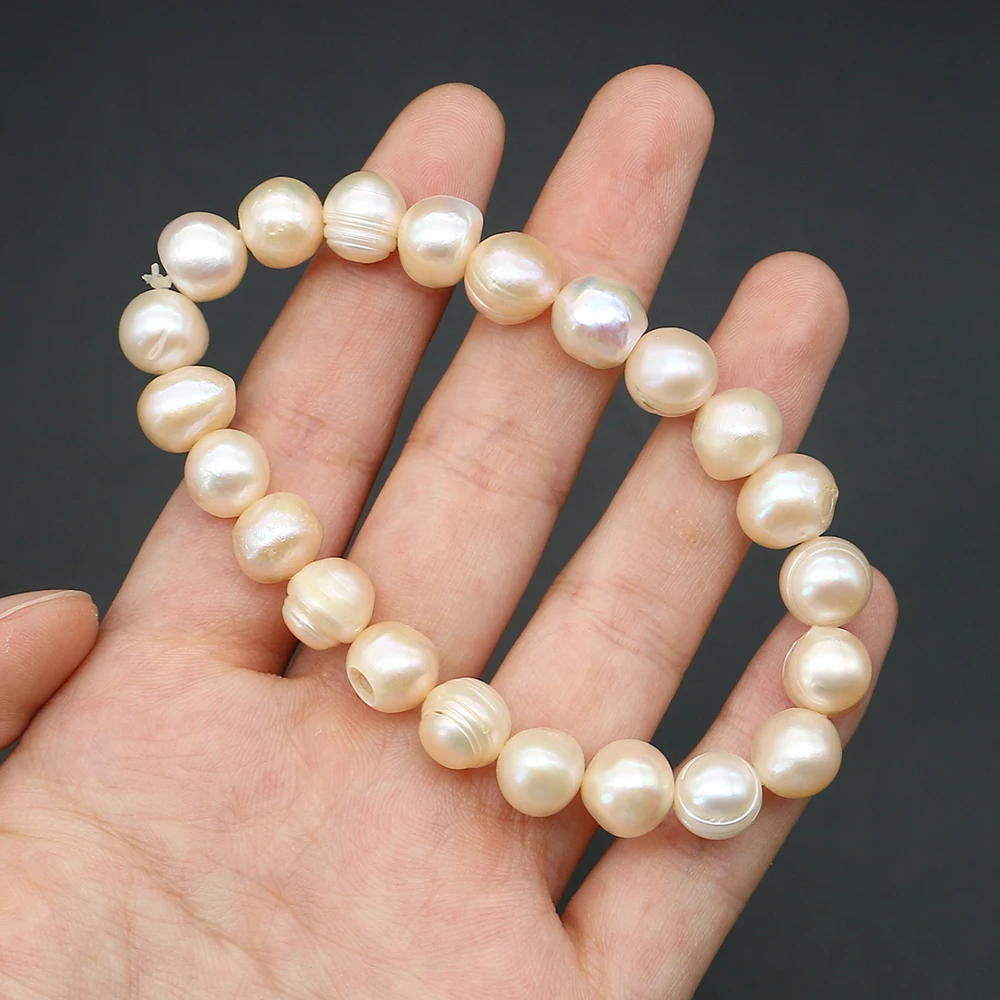 Natural Freshwater Screw Pearl - Natural Freshwater Pearl Strand Loose Beads recension och pris