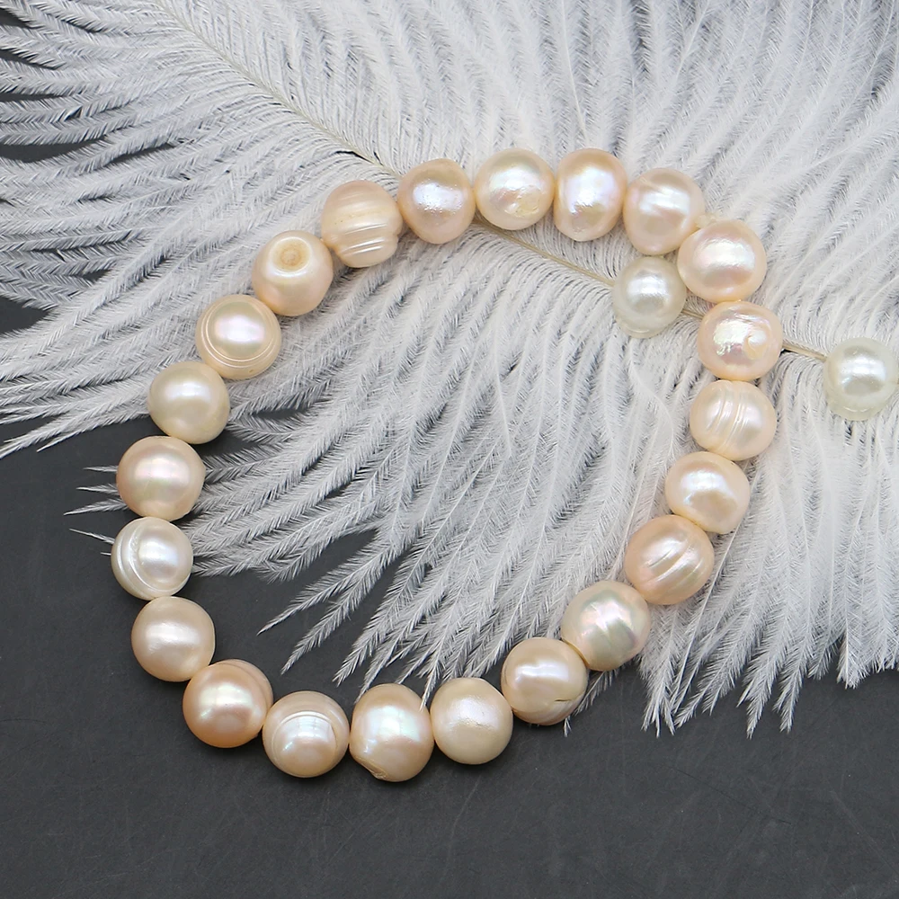 Natural Freshwater Screw Pearl - Natural Freshwater Pearl Strand Loose Beads recension och pris