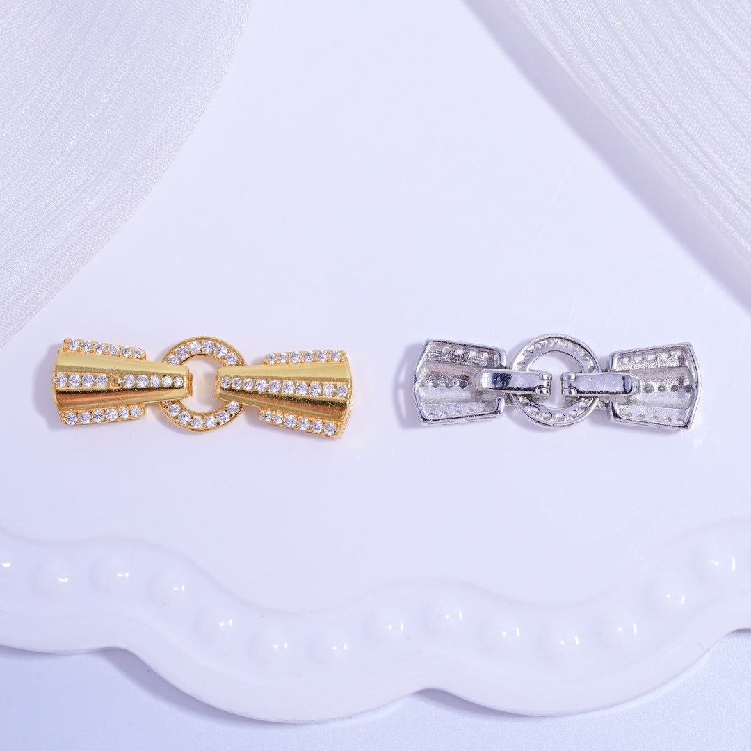 S925 Sterling Silver Multi - r - Silver Bead Clasps For Pearl Necklace recension och pris